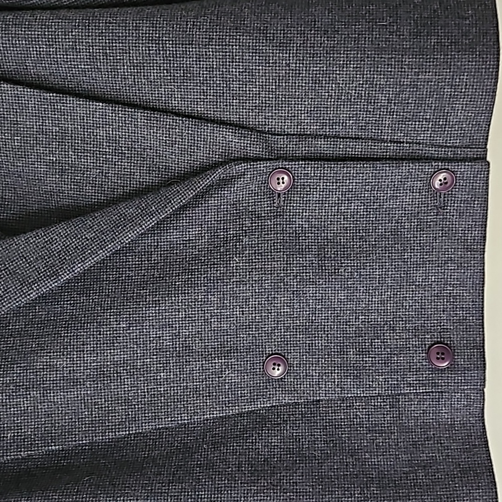 Diane VonFurstenberg double-breasted wool-blend blazer jacket size 6 - Picture 3 of 10